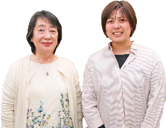 有賀さん(左)と山田さん(右)