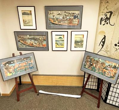 本物の「浮世絵」を展示