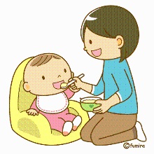 離乳食のイラスト