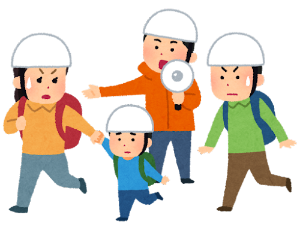 防災訓練イラスト