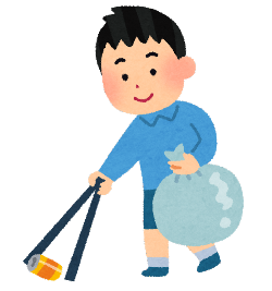 ごみ拾いイラスト
