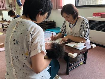 乳幼児健診の様子