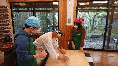 そば打ち体験