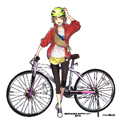 長野県自転車安心安全PRキャラクター風野りん