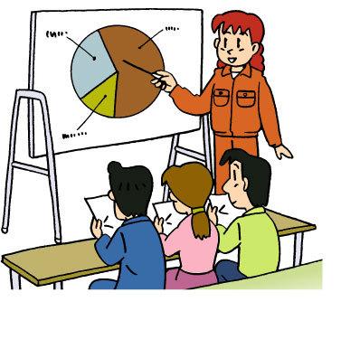 地元への説明のイラスト
