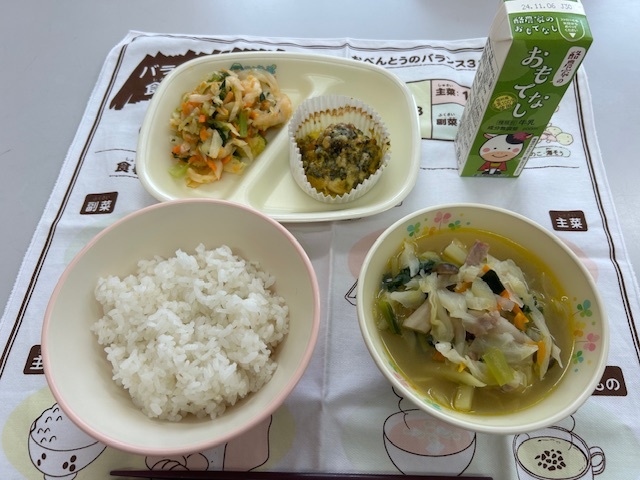 駒っ子給食10月