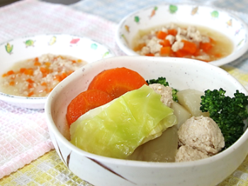 野菜と鶏肉のポトフ