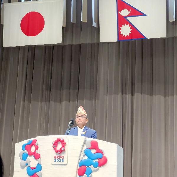 大阪・関西万博ネパールナショナルデーの様子