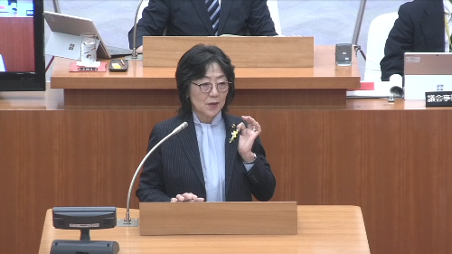 氣賀澤葉子議員