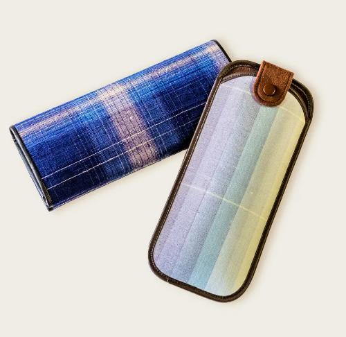 伊那紬のペンケース