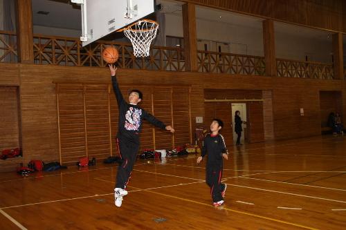 バスケットボール団の活動風景の写真2