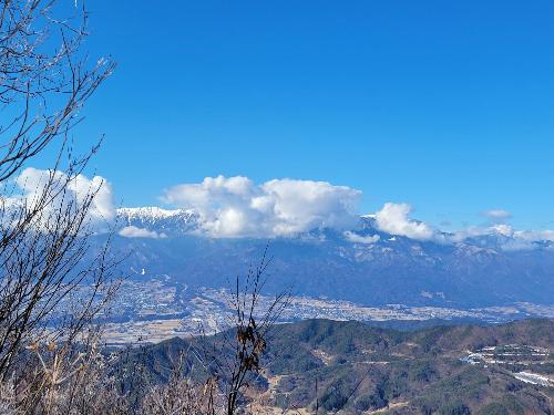 西峰山頂からの景色