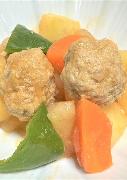 肉団子の酢豚風