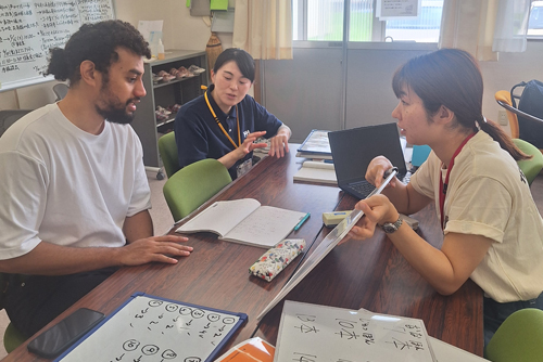 日本語教室をするグローカル生
