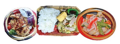 スマートミール弁当三種