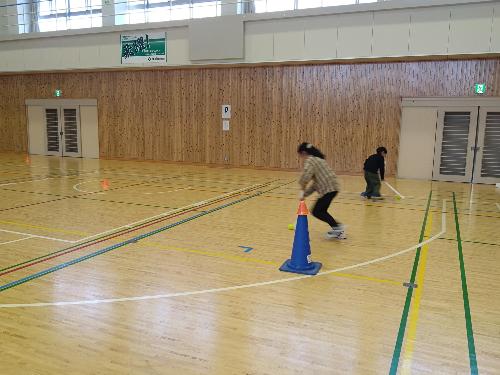 ホッケードリブルの様子