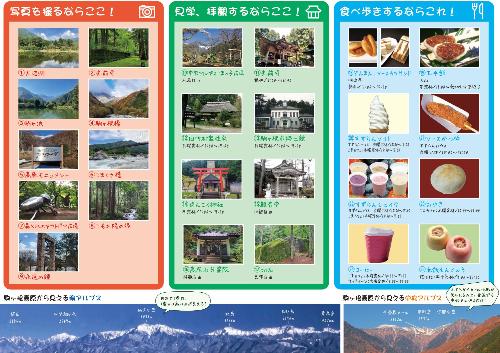 駒ケ根高原散策MAP夏（裏）