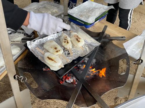 焼き色がついた五平餅