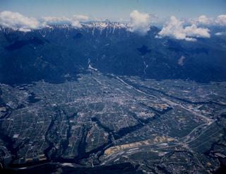 駒ヶ根市全景の写真