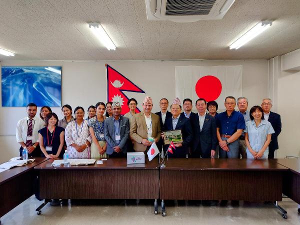 ネパール母子友好病院研修生を歓迎