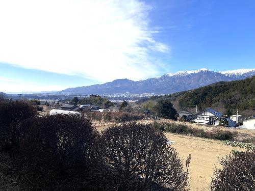 母屋西側からの眺望