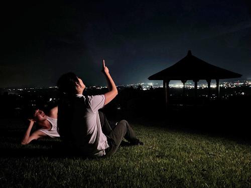 天然プラネタリウムを楽しむ